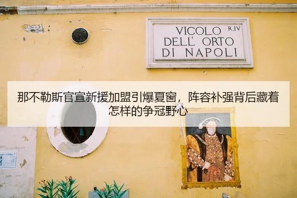 那不勒斯官宣新援加盟引爆夏窗，阵容补强背后藏着怎样的争冠野心 | lansedaoh